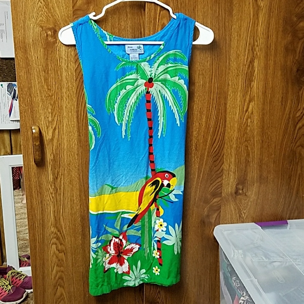 Vintage Summer Print Dress